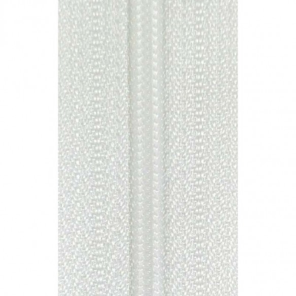 Cremallera nylon 18cm blanca