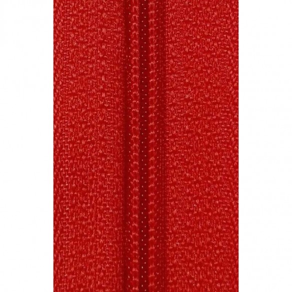 Cremallera nylon 18cm rojo