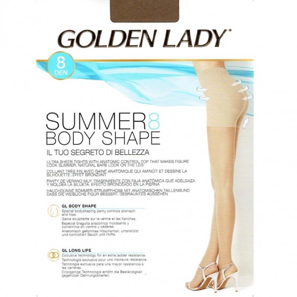 Panty reductor 8 deniers The-XL