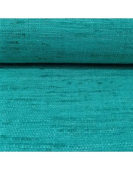 Seda Rústica verde esmeralda 100% natural