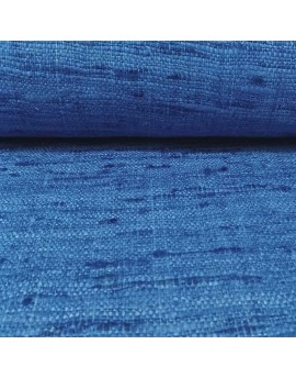 Seda Rústica azul índigo 100% natural