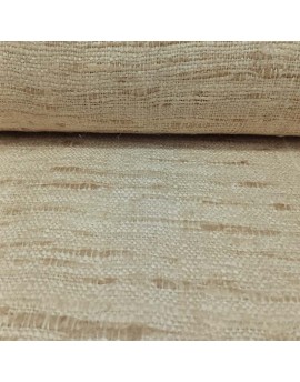 Seda Rústica beig tostado 100% natural
