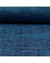 Seda Rústica azul marino 100% natural