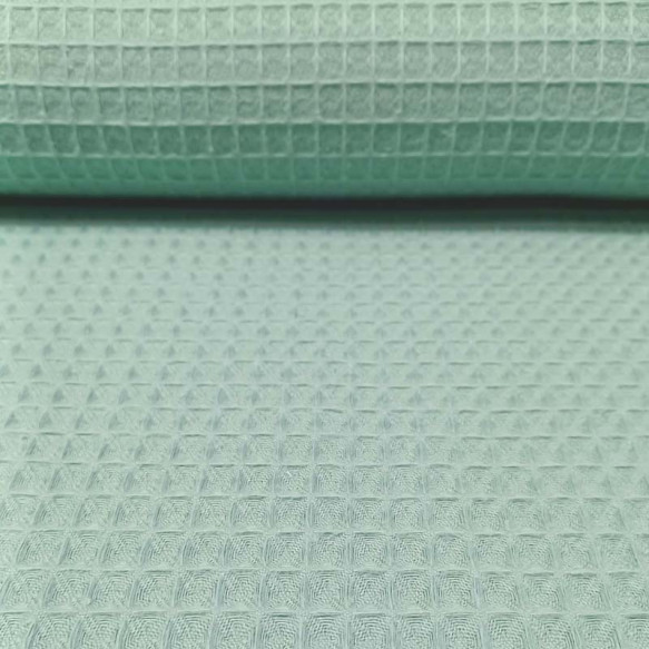 Piqué wafle verde