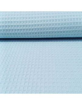 Piqué wafle azul celeste