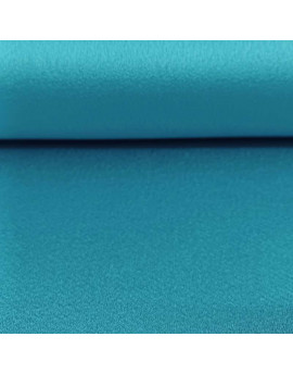 Tela crepe acetato elástica azul turquesa