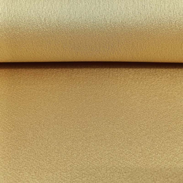 Tela crepe acetato elástica dorado