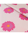 Tela Jacquard flor margarita gervera