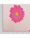 Tela Jacquard flor margarita gervera