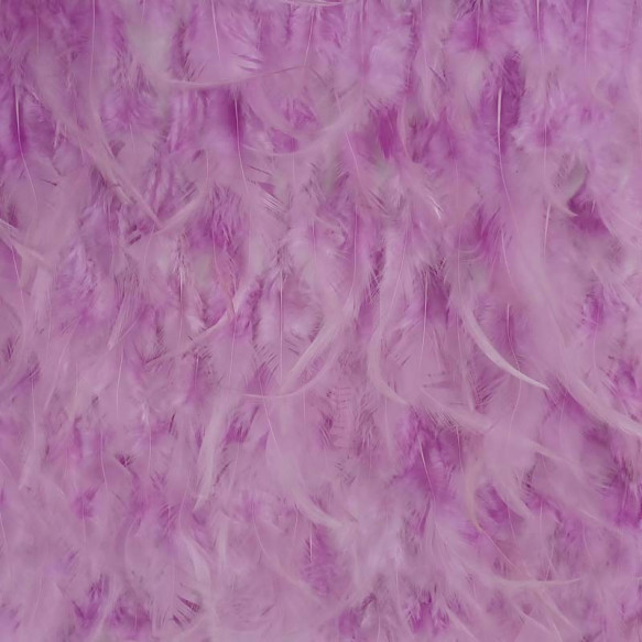 Tela plumas malva