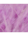 Tela plumas malva